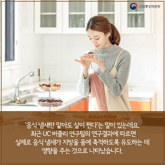 음식 냄새만 맡아도 살이 찐다?