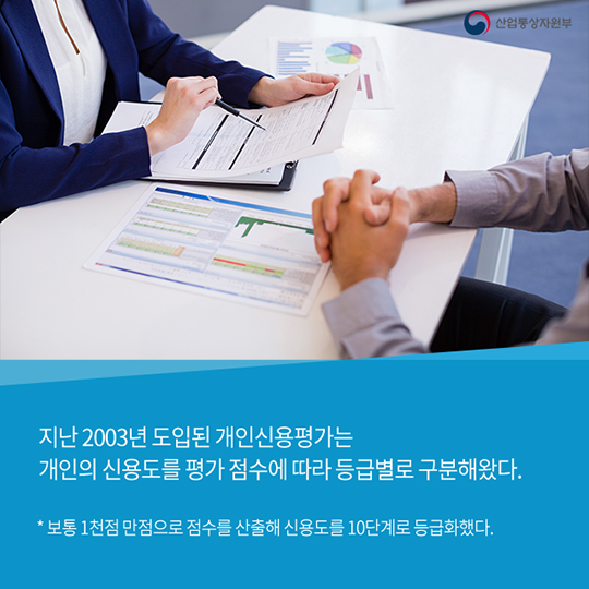 개인 신용평가 등급 사라진다