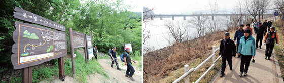 춘천 봄내길.(사진=저작권자(c) 연합뉴스, 무단 전재-재배포 금지)