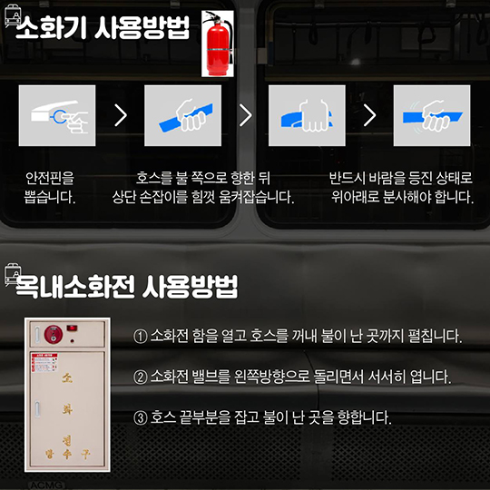 지하철에 불이 난다면?