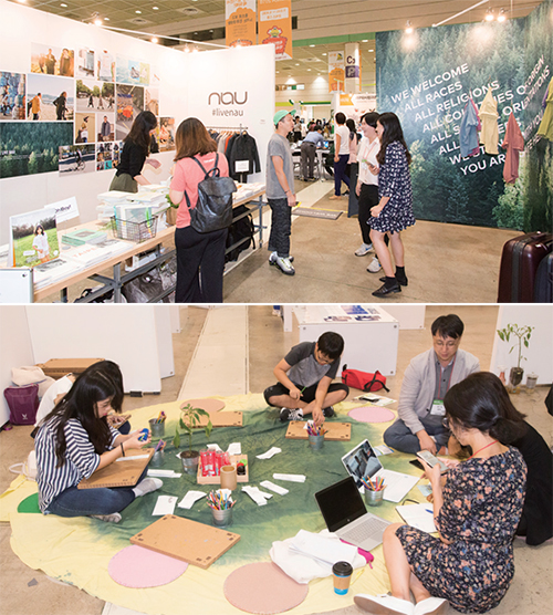 9월 5일 서울 강남구 코엑스에서 열린 친환경대전을 둘러보는 관람객. 친환경생활지원센터는 친환경대전에서 친환경 제품 홍보와 관람객을 대상으로 한 교육 등 다양한 프로그램을 운영한다.(사진=C영상미디어)