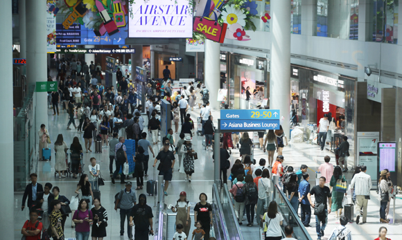 인천국제공항 제1터미널 면세점. (사진=저작권자 (c) 연합뉴스. 무단전재-재배포금지)