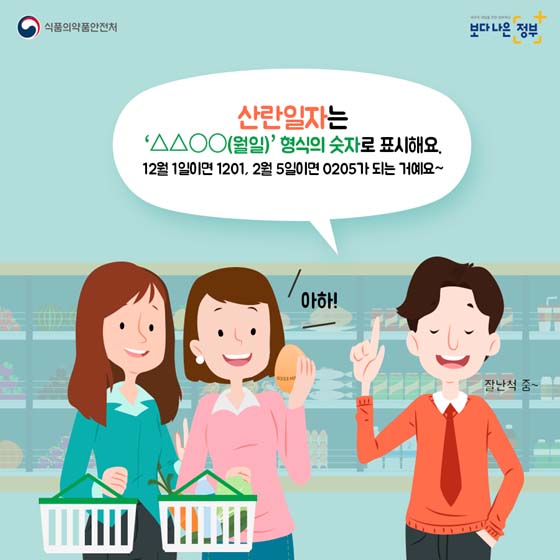 내가 먹는 달걀, 산란일자 확인하는 방법