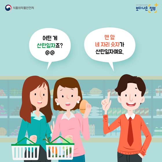 내가 먹는 달걀, 산란일자 확인하는 방법