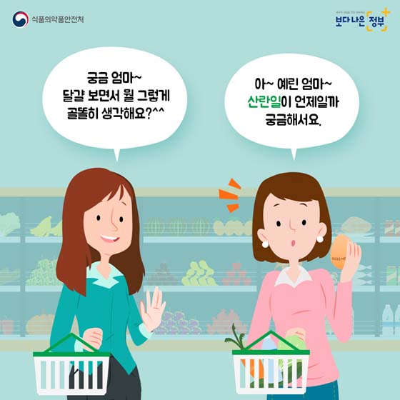 내가 먹는 달걀, 산란일자 확인하는 방법