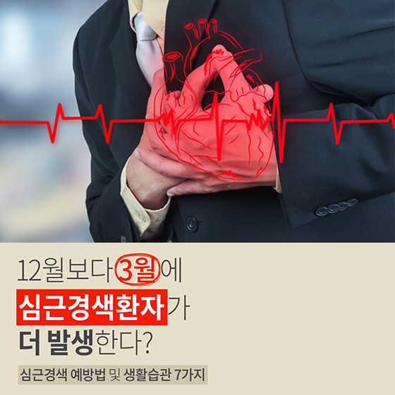 심근경색, 3월에 더 조심해야 하는 이유