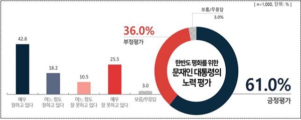 한반도 평화를 위한 문재인 대통령의 노력 평가