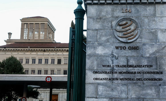 스위스 제네바 WTO 본부. (사진=저작권자(c) TASS/연합뉴스, 무단 전재-재배포 금지) 
