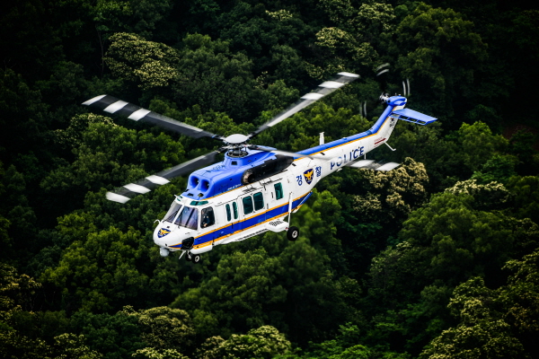 경찰청 헬기 항공 영상은 범인 추적에 가장 큰 역할을 담당하며 112상황실로 실시간 정보를 제공한다.