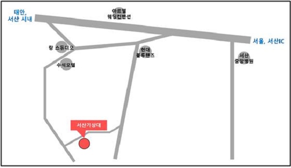 충청권대기환경연구소 약도