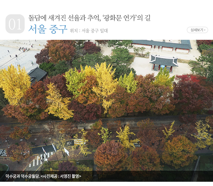 돌담에 새겨진 선율과 추억, ‘광화문 연가’의 길 - 서울 중구