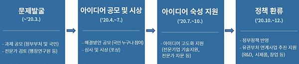 ‘도전. 한국’ 추진절차.