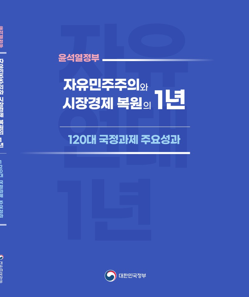 자유민주주의와 시장경제 복원의 1년 120대 국정과제 주요성과