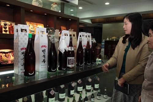 소곡주 전시