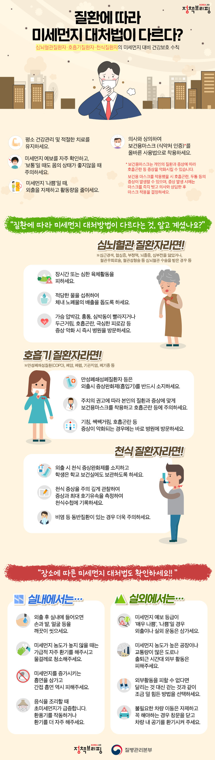 미세먼지 건강 수칙