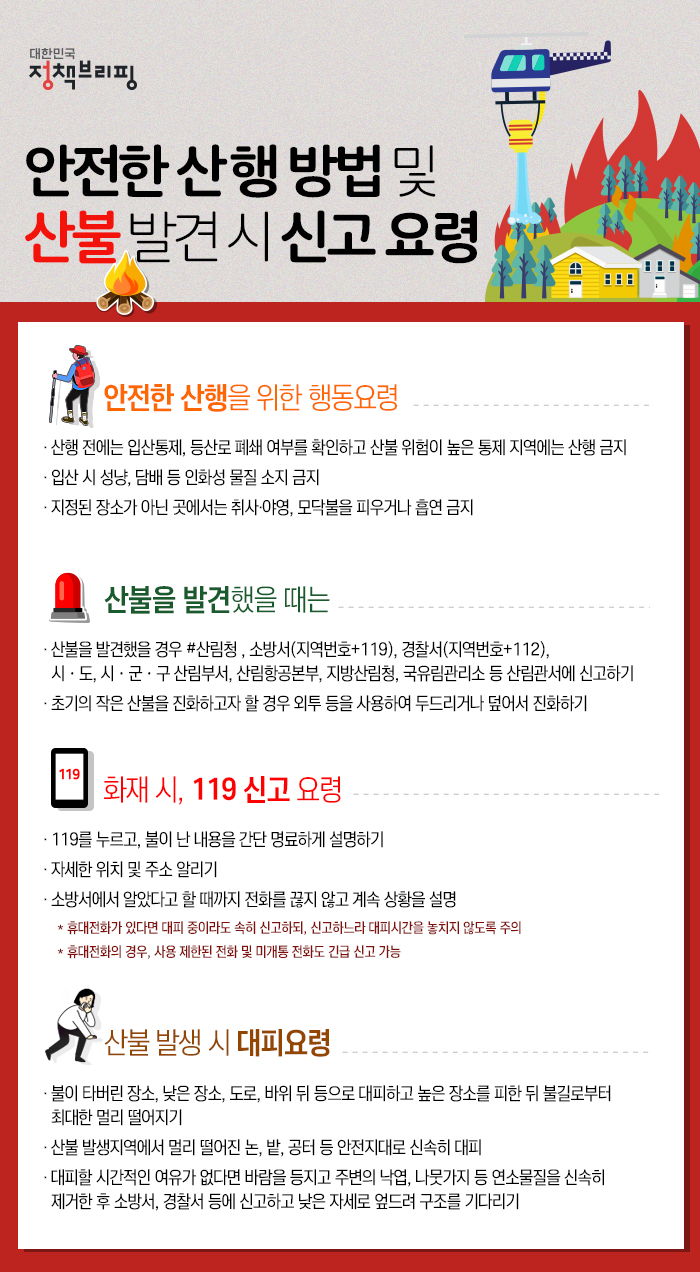 산불예방