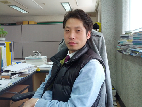 청학고등학교 지도교사 고재만 씨.