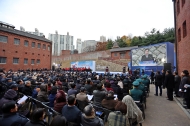 11월 17일 오전 서울 서대문형무소 역사관에서 열린 제78회 순국선열의 날 기념식에서 이낙연 국무총리가 참석하여 기념사를 하고 있다.