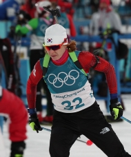  [2018 평창 동계올림픽대회] 바이애슬론 여자 추적 10km 메달 경기- 한국의 안나 프롤리나 출전
