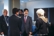 심덕섭 국가보훈처 차장이 12일 서울 중구 그랜드앰배서더 호텔에서 네덜란드 총리 방한 계기 참전용사 및 가족등 10명을 모시고 환영오찬에 참석하여 인사를 나누고 있다