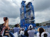 광주세계수영선수권대회 최고 인기종목인 '하이다이빙' 경기가 22일 오전 조선대학교 하이다이빙 경기장에서 펼쳐졌다. 