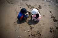 <p>'한국의 갯벌'이 유네스코 세계자연유산에 등재됐다. 이번에 세계자연유산으로 등재된 '한국의 갯벌'은 서천갯벌(충남 서천), 고창갯벌(전북 고창), 신안갯벌(전남 신안), 보성-순천갯벌(전남 보성 순천) 등 총 4개로 구성된 연속유산이며 모두 습지보호지역으로 지정돼 있다. 서천갯벌에서 관광객들이 갯벌체험을 하고 있다.</p>