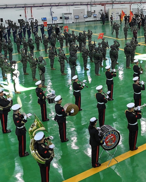 1일 경북 포항시 남구 해병대 항공단 기지에서 해병 항공단 창설식이 개최되었다.