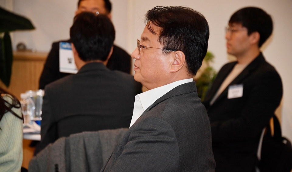 방기선 기획재정부 1차관이 28일 서울 종로구 정부서울청사에서 열린 ‘기재부 2030 자문단 정책제안 발표회’에 참석하고 있다.