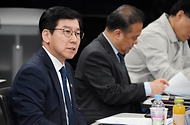 최상대 기획재정부 2차관이 20일 핵심재정사업 성과관리 합동 현장점검을 위해 서울 강남구 팁스타운을 방문, 현장 간담회에서 발언하고 있다.