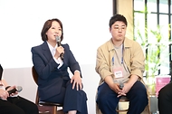 이영 중소벤처기업부 장관이 16일 서울 서대문구 연남장에서 열린 ‘기업가형 소상공인 육성 토크쇼’에서 발언하고 있다.
