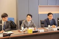 박민식 국가보훈부 장관이 21일 오전 서울시 강동구 중앙보훈병원에서 열린 전국보훈병원장 간담회에 참석하여 인사말씀을 하고 있다