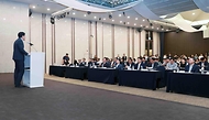 29일 강원 원주시 호텔인터불고 다이아몬드홀에서 반도체, 바이오, 미래모빌리티 등 강원도가 첨단산업 육성에 기여할 수 있는 방안을 논의하기 위해 열린 ‘2023 강원 첨단산업 발전전략 포럼’이 진행되고 있다.
