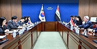 31일 서울 종로구 외교부 청사에서 ‘제3차 한-이라크 정책협의회’가 진행되고 있다. 이번 정책협의회는 양자관계 실질협력, 지역 정세, 국제무대 협력 방안 등에 대해 논의하기 위해 마련됐다.