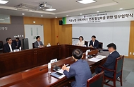 5일 전북 전주시 농촌진흥청에서 ‘치유농업·사회서비스 연계 활성화를 위한 업무협약식’이 진행되고 있다.