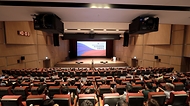박민식 국가보훈부 장관이 7일 오전 충남 논산 국방대학교 컨벤션센터에서 열린 민.관.군 고위정책관리자 대상 특강에 참석하여 강연을 하고 있다.