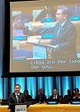 박진 외교부 장관이 18일(현지시간) 미국 뉴욕 국제연합(UN) 본부에서 열린 ‘2023 SDG 정상회의’에 참석해 발언하고 있다.