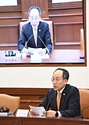 추경호 부총리 겸 기획재정부 장관이 27일 서울 종로구 정부서울청사에서 열린 ‘비상경제장관회의 겸 수출투자대책회의’를 주재하고 있다.