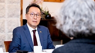 박민수 보건복지부 제2차관이 23일 서울에서 열린 ‘대한중소병원협회 간담회’에 참석해 발언하고 있다.