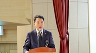 박민식 국가보훈부 장관이 24일 오전 서울시 동작구 국립서울현충원에서 열린 ‘故 채명신 명예회장 10주기 추도식’에 참석하여 추모사를 하고 있다.