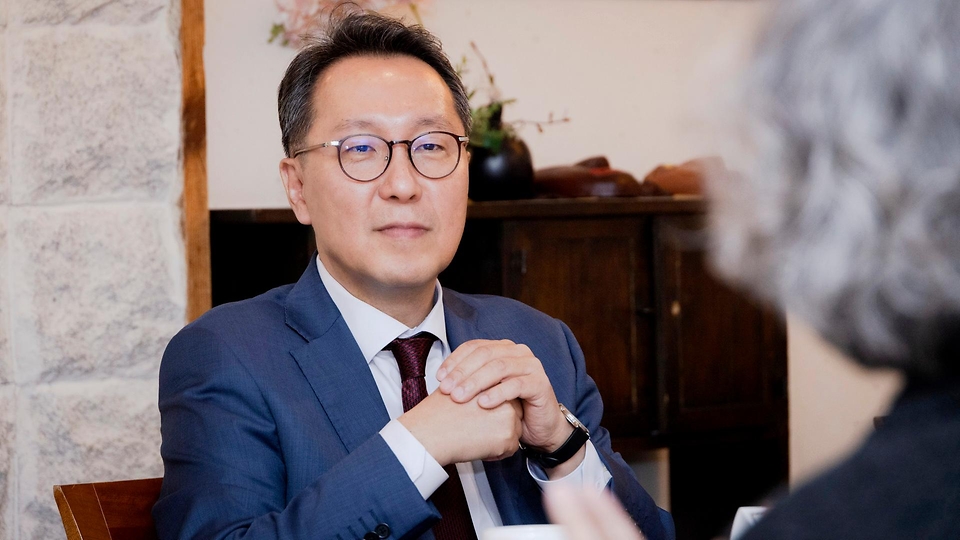 박민수 보건복지부 제2차관이 23일 서울에서 열린 ‘대한중소병원협회 간담회’에 참석해 발언하고 있다.