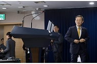 이종호 과학기술정보통신부 장관이 27일 서울 종로구 정부서울청사 본관 브리핑룸에서 ‘윤석열 정부 R&D 혁신방안 및 글로벌 R&D 추진전략 발표’에 참석하고 있다.