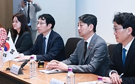 안덕근 산업통상자원부 통상교섭본부장이 28일 서울 강남구 한국무역협회에서 열린 ‘한-GCC FTA 타결 공동선언문 서명식’에서 발언하고 있다.