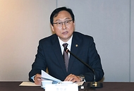 정인교 산업통상자원부 통상교섭본부장이 16일 서울 중구 더 플라자호텔 메이플홀에서 열린 ‘무역·기술 안보 포럼 제2차 회의’에서 발언하고 있다.