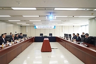 남성현 산림청장이 15일 서울 서초구 한전아트센터에서 열린 ‘한국전력-산림청 업무협약 체결식’에 참석해 있다.