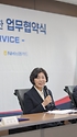 강정애 국가보훈부 장관이 20일 서울시 용산구 서울지방보훈청에서 열린 청년 제대군인 맞춤형 카드 출시를 위한 업무협약식에 참석하여 인사말씀을 하고 있다.