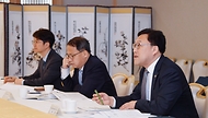 김병환 기획재정부 차관이 22일 서울 종로구 정부서울청사에서 열린 ‘제14차 물가관계차관회의’를 주재하며 모두발언을 하고 있다. 