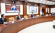 최상목 경제부총리 겸 기획재정부 장관이 25일 서울 종로구 정부서울청사에서 열린 ‘제241차 대외경제장관회의’에 참석해 발언하고 있다.