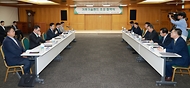 김주현 금융위원장이 30일 오전 서울 중구 은행회관에서 개최한 기후기술펀드 협약식에 참석해 인사말을 하고 있다.