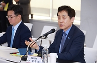 김주현 금융위원회 위원장이 16일 오전 서울 마포구 마포 프론트원에서 개최한 벤처기업 현장 간담회에서 모두발언을 하고 있다.