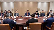 윤석열 대통령이 16일 서울 용산 대통령실 청사에서 열린 한·캄보디아 정상회담에서 발언하고 있다. 